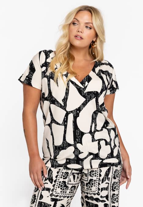 T-shirt met bloemenprint