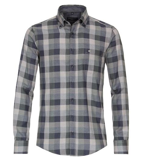 Freizeithemd extra langer Arm 72cm kariert Casual Fit