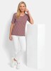 Viscose shirt met spannende 3D-print