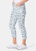Florale Druckhose mit Allover-Print