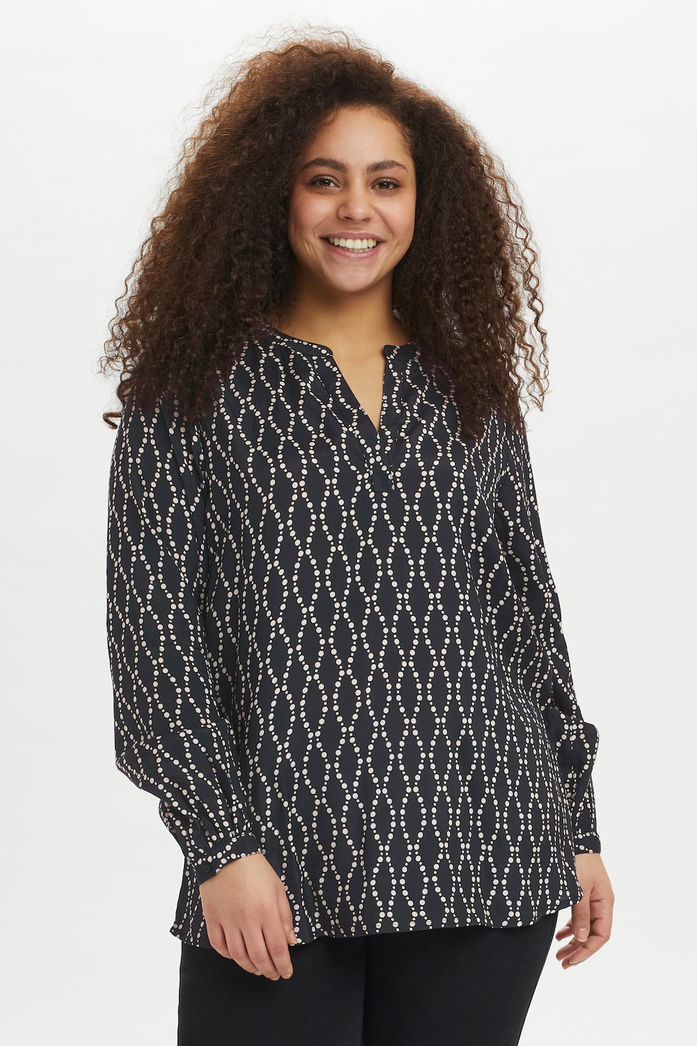 Blouse met lange mouwen Regular fit