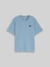 T-Shirt aus Baumwolle mit Logo-Badge