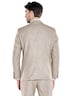 Herren Leichtes Anzugsakko in Leinenoptik , Beige