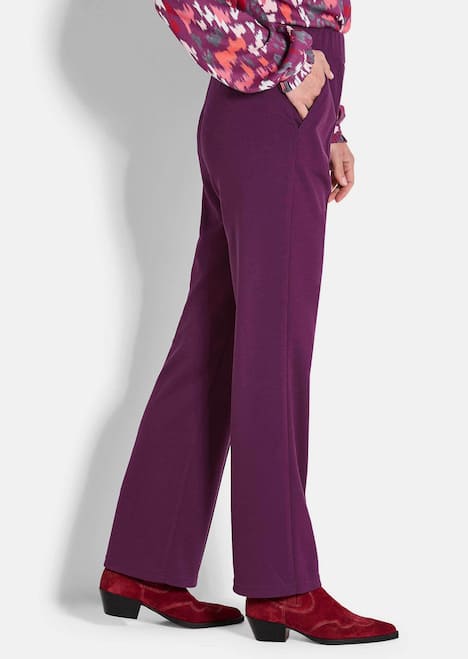 Weite Stoffhose VERA mit Biesen