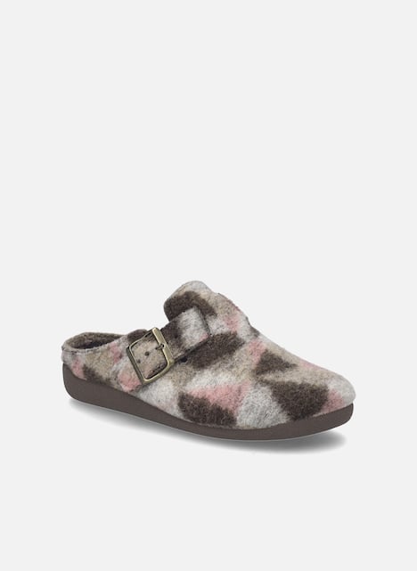 Damen Hausschuh Cara 01, beige-multi