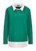 GOLDNER Sweatshirt Sweatshirt in 2-in-1-look