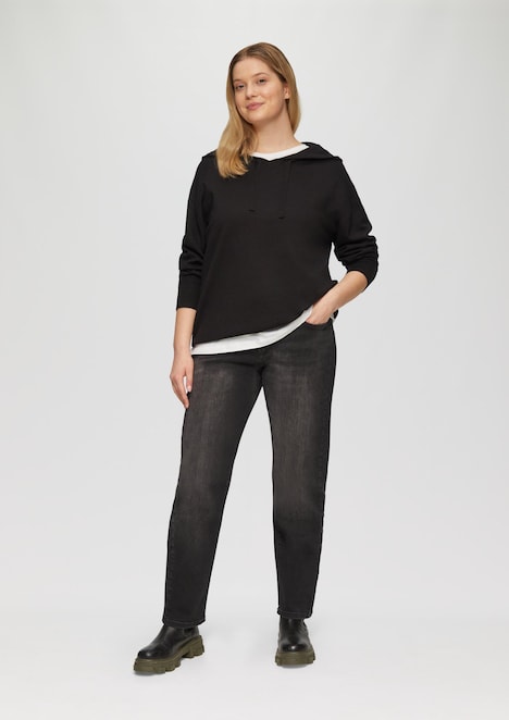 Strickpullover aus Viskosemix