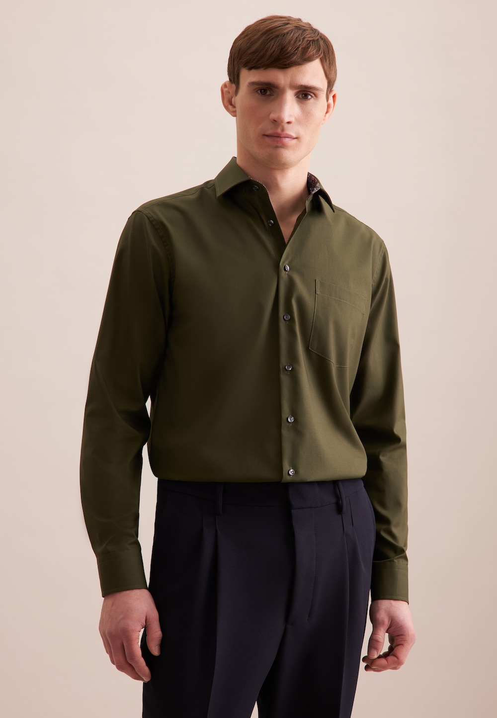Herren Business Hemd - Uni