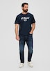 Baumwoll-T-Shirt mit Logo-Print