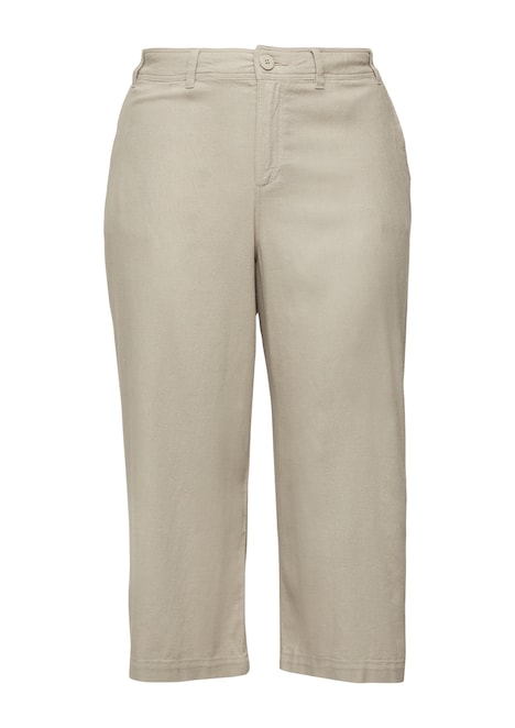 Culotte aus Leinenmix