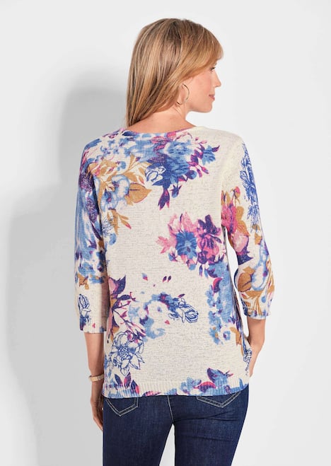 GOLDNER Gedessineerde pullover Vrouwelijke gedessineerde pullover