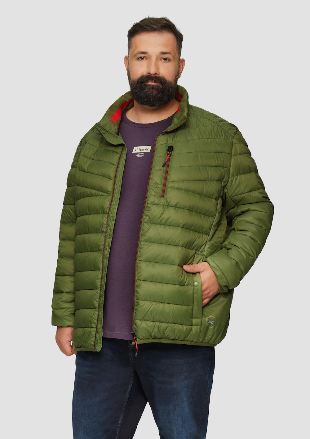 Wasserabweisende Steppjacke aus recyceltem Polyester 360° Circular Vision