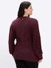 Langarm-Pullover Langarm-Pullover mit Flauschgarn Langarm