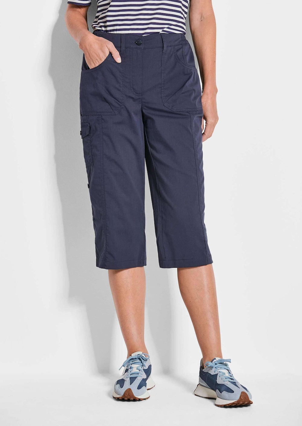 Krempelbare Capri-Hose mit Funktion