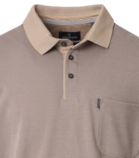 Polo-Shirt Langarm gestreift