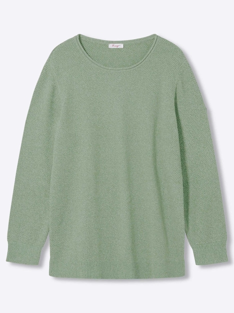 Langarm-Pullover Langarm-Pullover im soften Strukturstrick Langarm keine Angabe