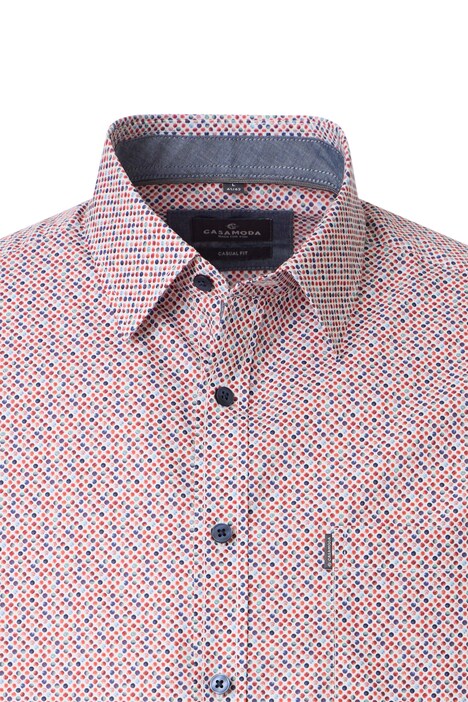Freizeithemd Kurzarm Print Casual Fit
