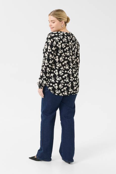 Langarm-Bluse Regular fit