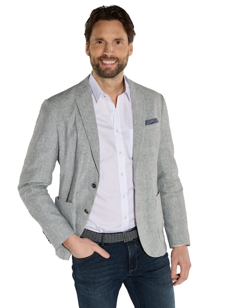 engbers Herren Freizeit-Sakko regular , Hellgrau