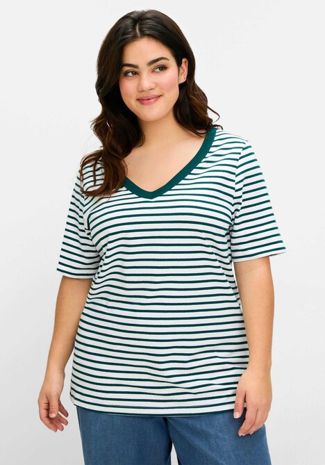 T-Shirt Kurzarm Streifen