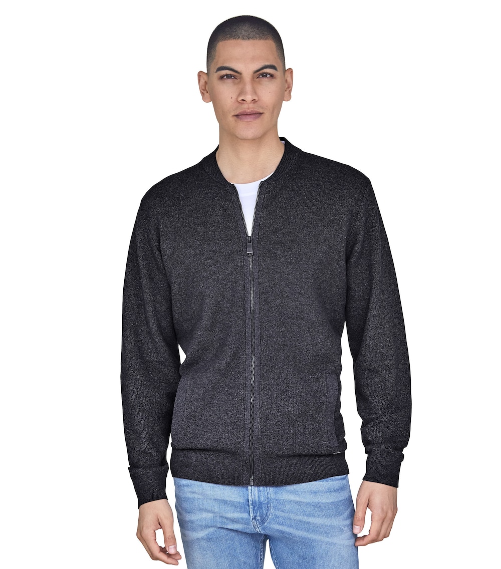 Strickjacke uni