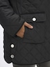 Steppjacke Steppjacke mit Cord-Akzenten Langarm Umlegekragen
