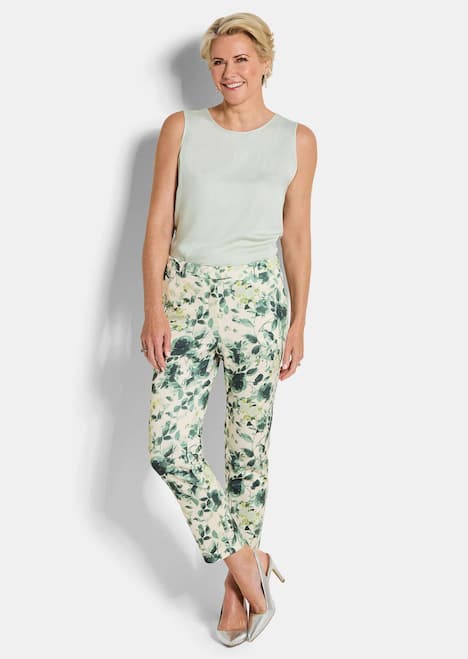 Jerseyhose mit floralem Design