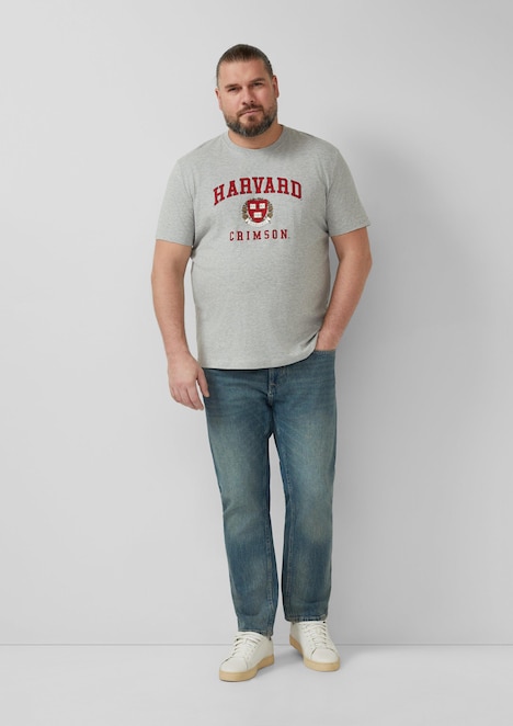 T-Shirt mit College-Artwork