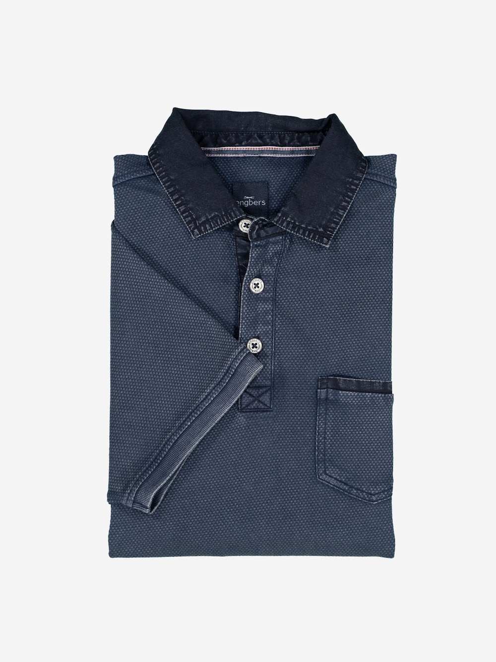 Polo-Shirt strukturiert