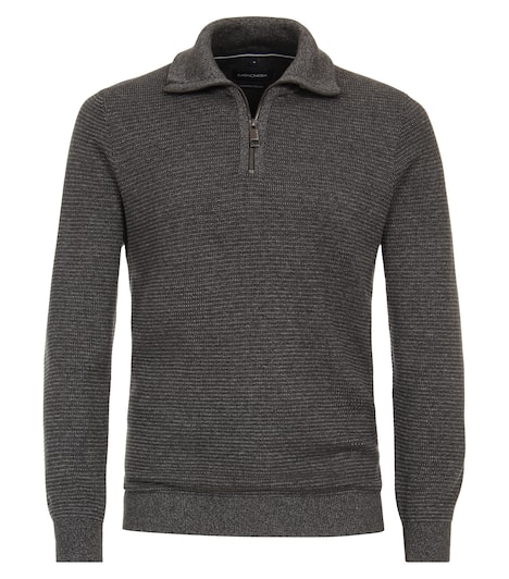 Troyer uni Basic Knitwear
