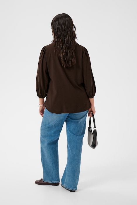 Langarm-Bluse Regular fit
