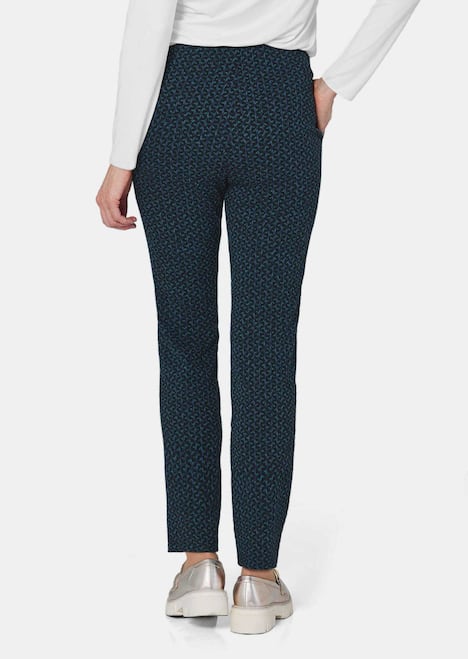 Druckhose LOUISA mit Jacquard-Muster