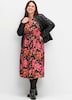 Blusenkleid 3/4-Arm Blumen