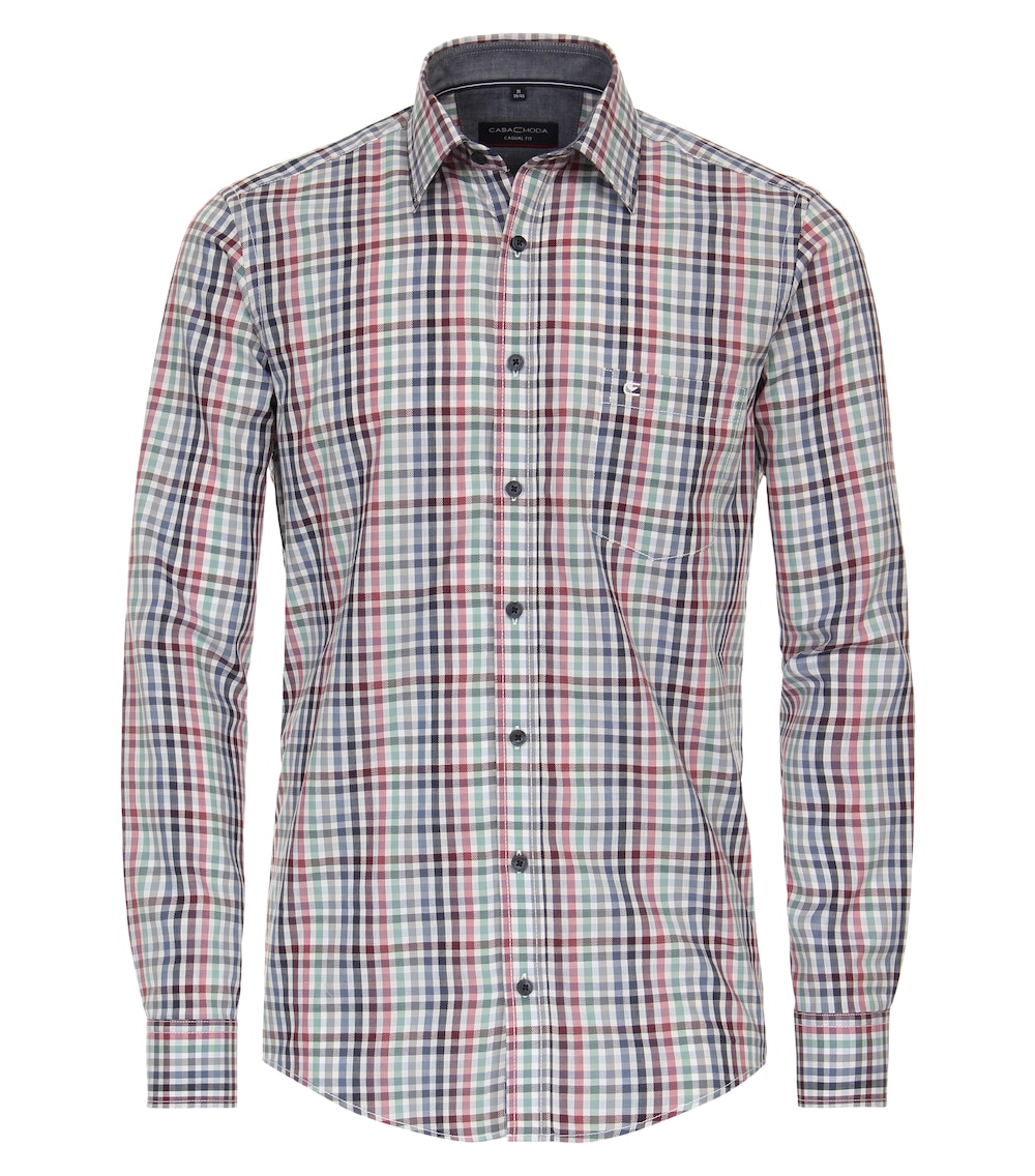 Freizeithemd kariert Casual Fit