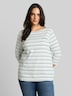 Langarmshirt mit Streifenmuster