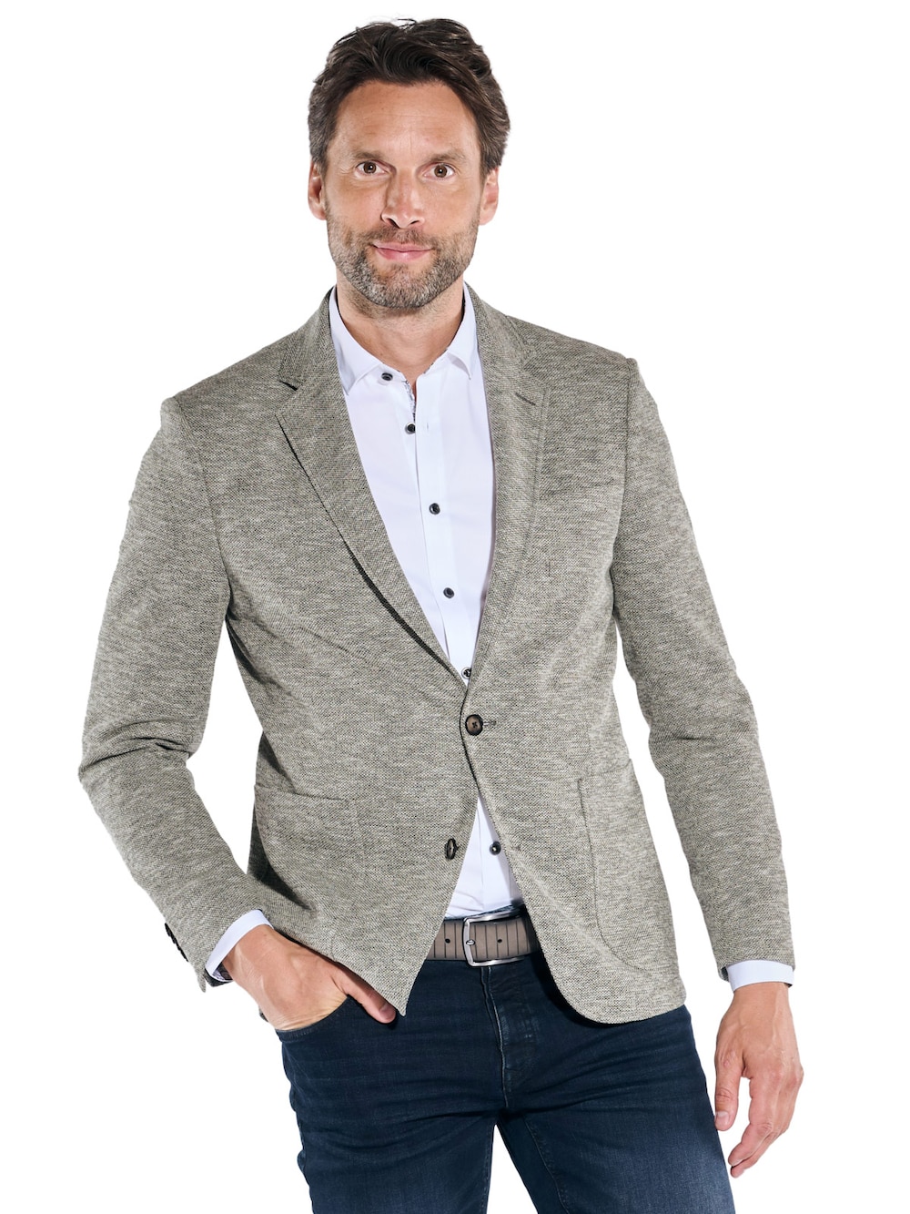 Herren Freizeit-Sakko slim fit , Beige