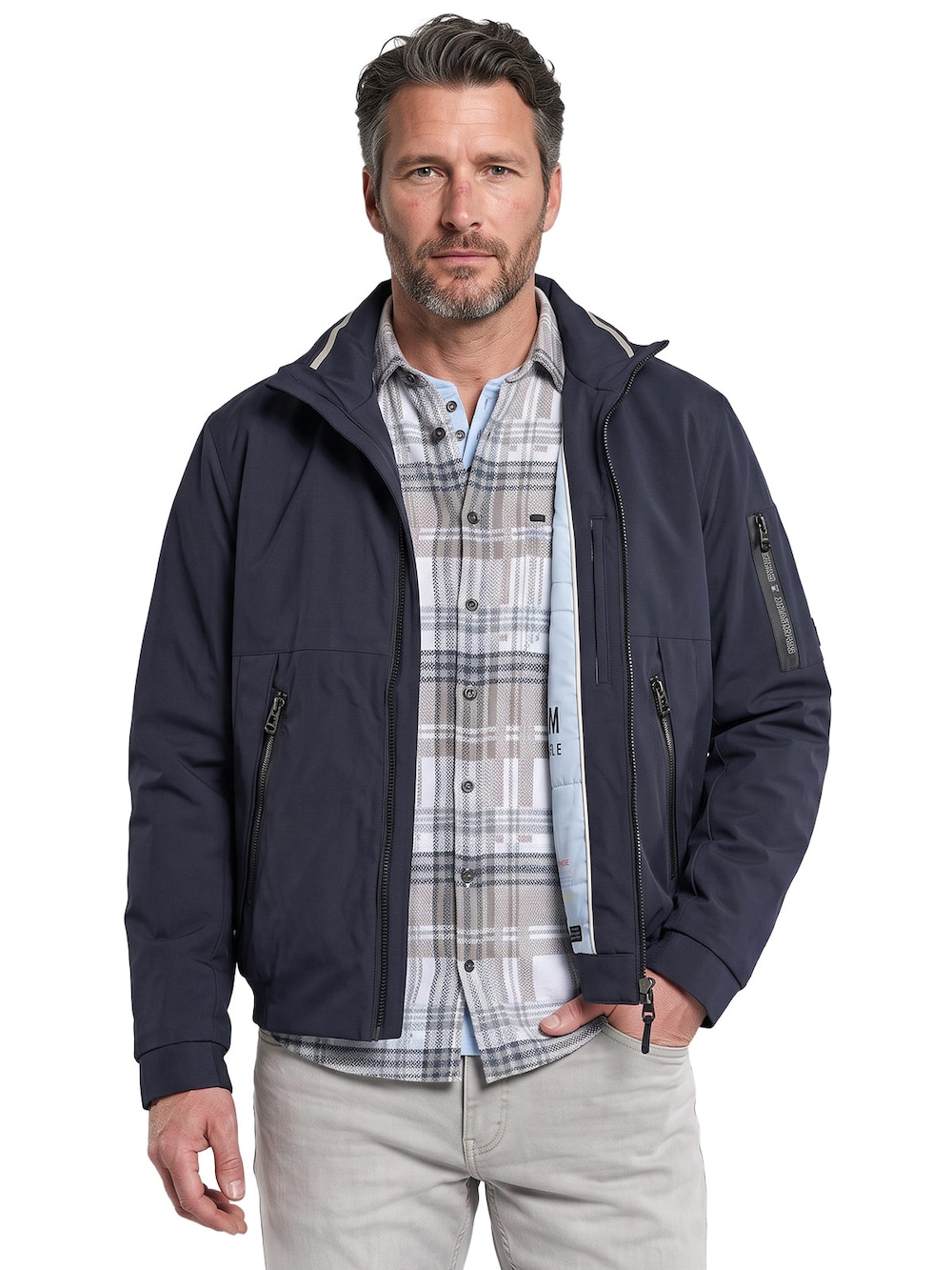 Herren Leichte Funktionsjacke , Saphirblau