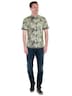 Herren Hemd kurzarm , Khaki