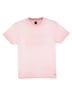 Herren Rundhals-T-Shirt mit Stickerei , Rosa