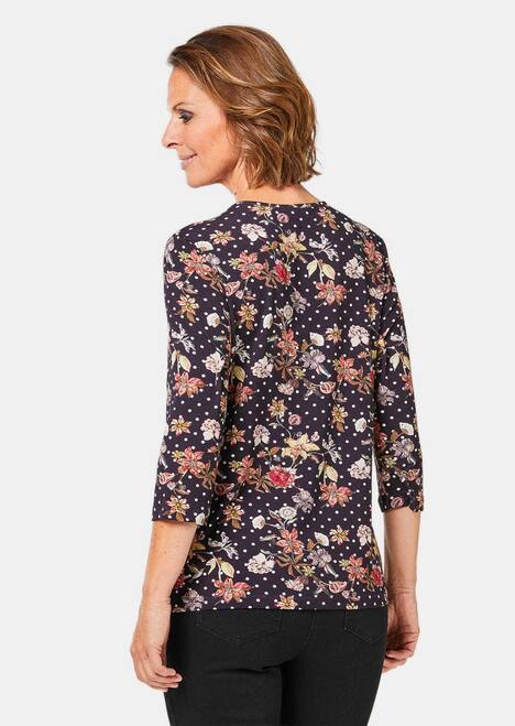 Comfortabel, gedessineerd shirt in een mix van patronen