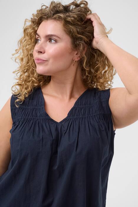 Ärmellose Bluse A-shape