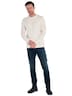Herren Pullover Rundhals , Creme