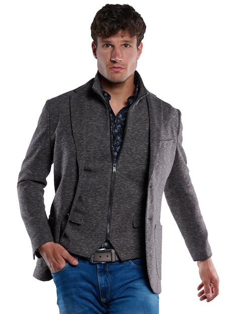 engbers Herren Freizeit-Sakko slim fit , Schokobraun