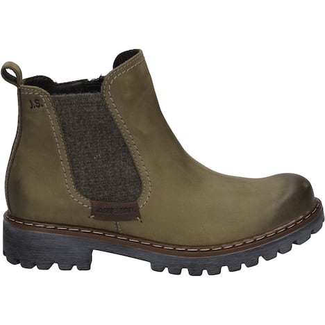 Damen Stiefelette Marta 03, oliv-kombi