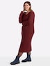 Strickkleid Strickkleid mit Rautenstrickmuster Langarm keine Angabe