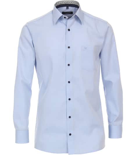 Businesshemd Uni mit Kent-Kragen in Comfort Fit extra langer Arm 72cm uni Comfort Fit