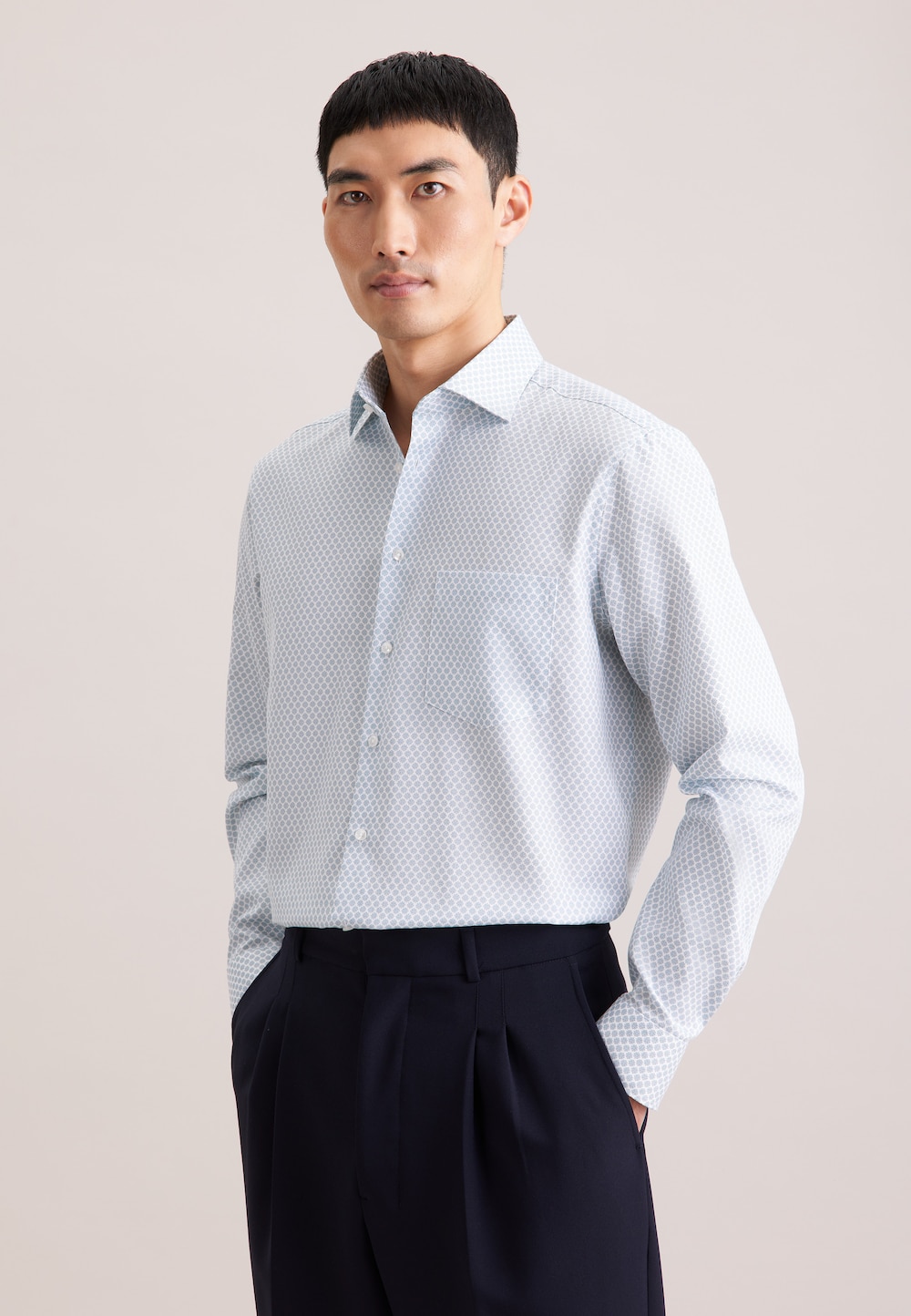 Herren Business Hemd - Druck