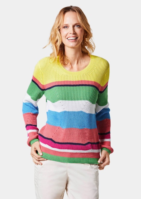 Pullover im Baumwoll-Mix