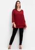 3/4-Arm-Shirt 3/4-Arm Uni Ohne Kragen