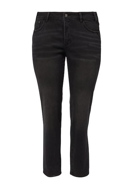 Jeans / Mid Rise / Tapered Fit / cosy inside